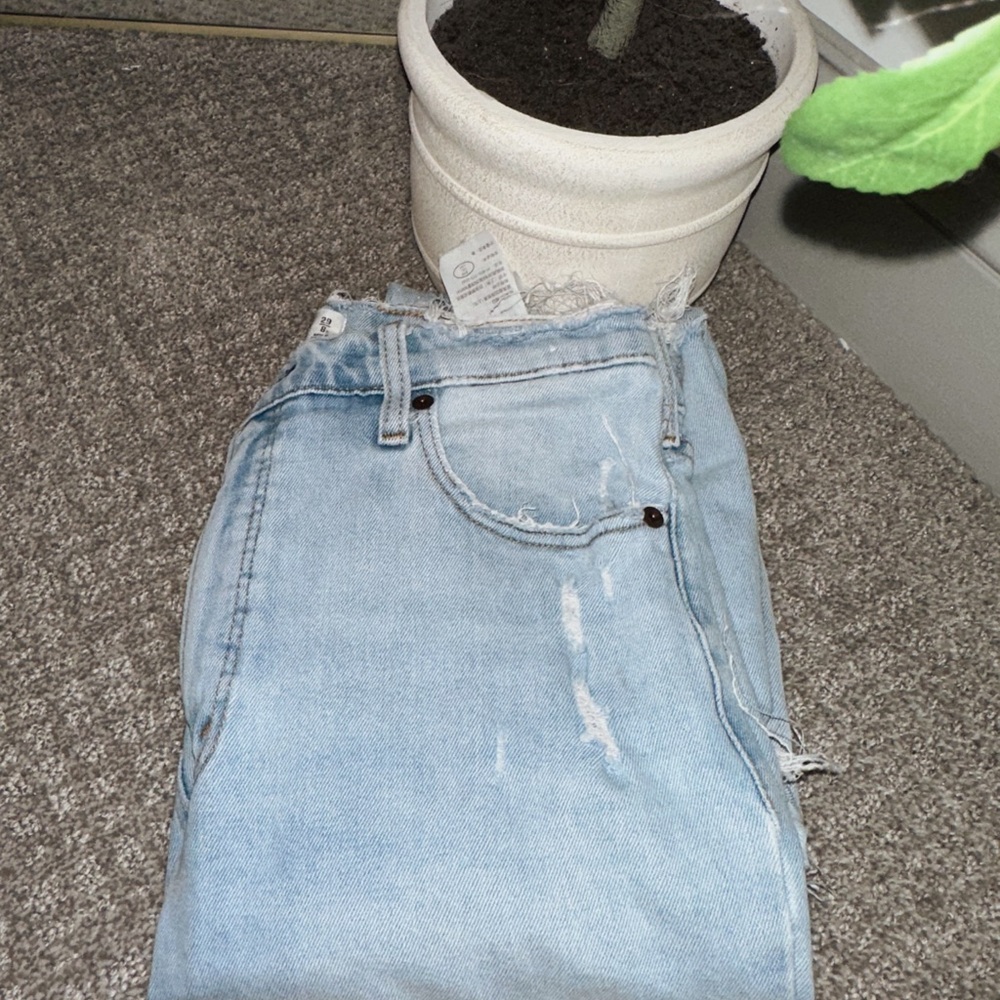 Abercrombie & Fitch Light Blue High Rise Jeans